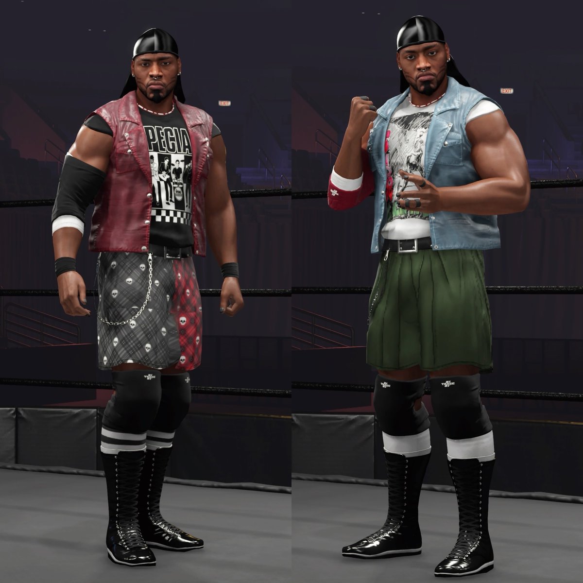 A2JWWE2k's tweet image. ⚫️🟣 Kace Bykace 🟣⚫️

New Original! Former punk indie Drummer from the United Kingdom makes his debut in AWF. 

taking names on a case by case basis. 🤘🏻🎵

Now up on CC!

Tags: A2J / AWF

#AWF #CAWs #Cawcommunity #WWE2k24 #WWE #Caw #originalcaw #A2J