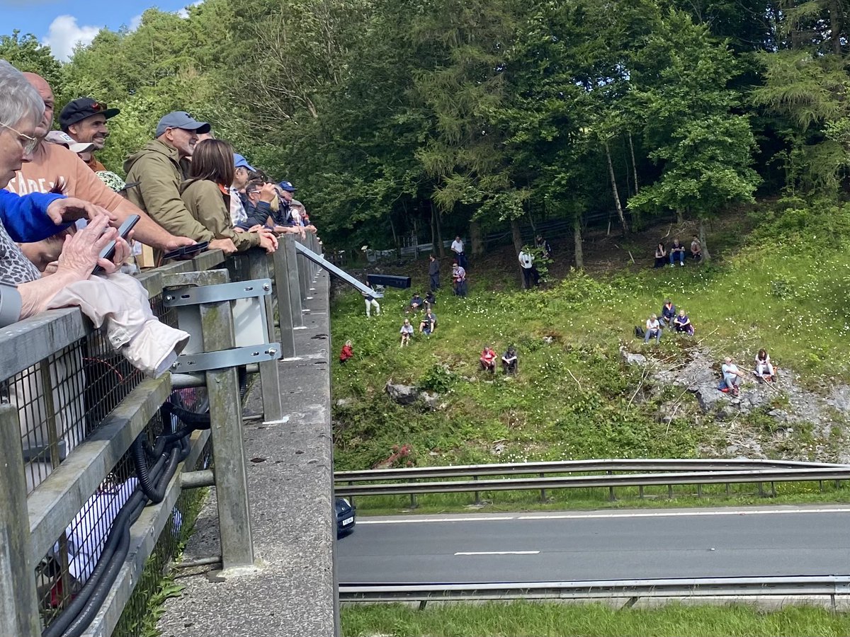 Amazing atmosphere and support from the bridge over the A590 #daveday #barrow <a href="/bbc_cumbria/">BBC Cumbria</a>
