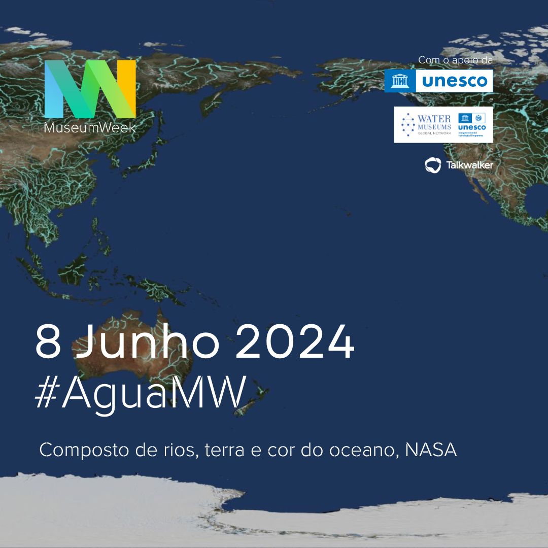 MuseumWeekBr's tweet photo. Mergulhe no mundo da #água com #AguaMW , a hashtag do dia! Acompanhe para descobrir conteúdos fascinantes sobre a importância da água! Este dia coincide com o #WorldOceansDay . #MuseumWeek2024 https://t.co/uP4SJURamZ