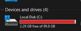 AkashByte's tweet photo. "Regretting not organizing my C drive sooner! 😅 Just took a screenshot of my cluttered drive and it's a mess. Time to declutter and create some order! #OrganizeYourDrive #TechRegrets" https://t.co/chzp02WRHM