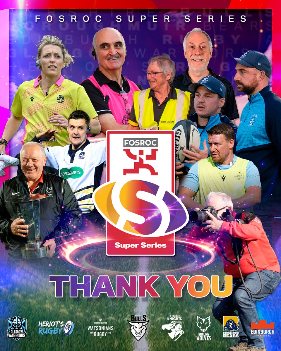 THANK YOU 

Thank you to every person who has helped deliver the 209 games of FOSROC Super Series rugby.

10,512 points and 1484 tries have been scored, it would not have been possible without the contribution of so many dedicated people at our clubs 👏

#FOSROCSuperSeries