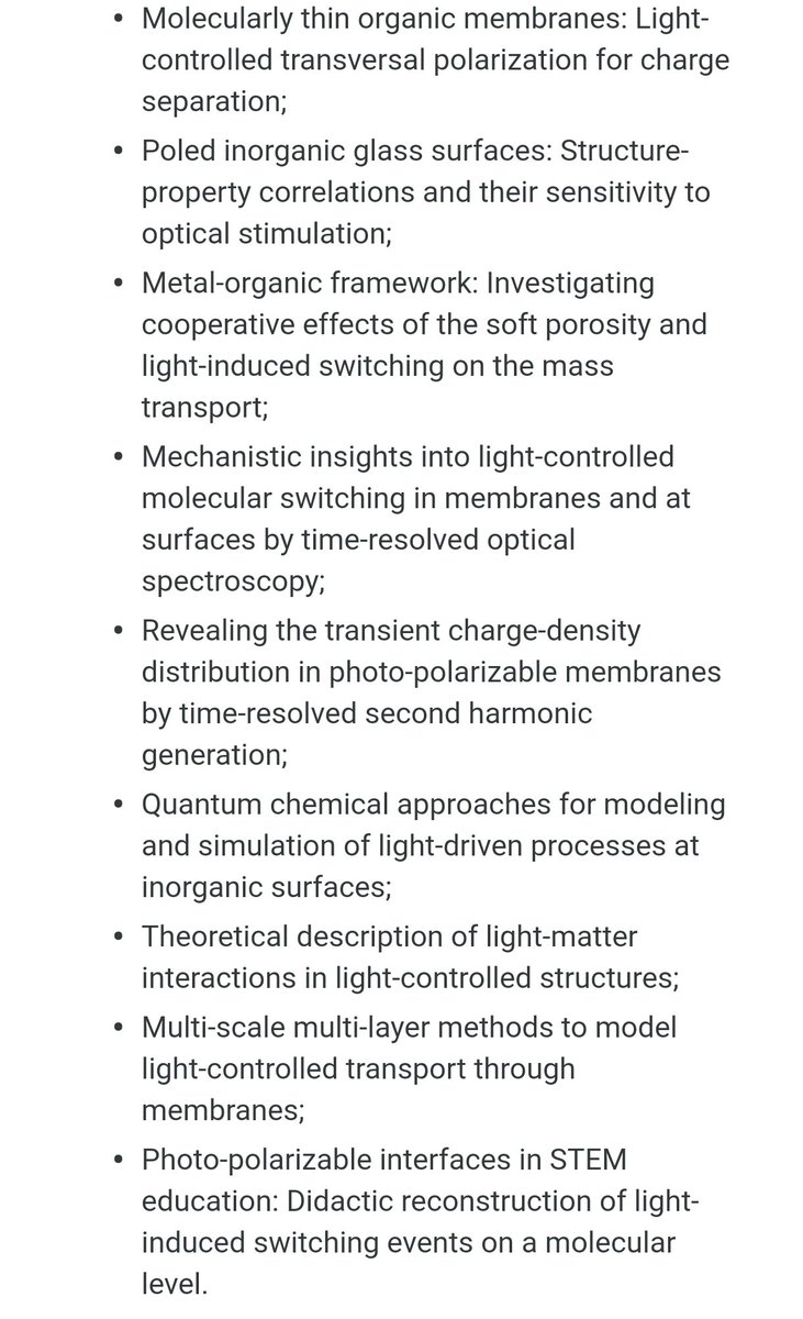 *PhD job alert* reposts highly appreciated. The Interdisciplinary Research Training Group 3012 PhInt "Photopolarizable Interfaces and Membranes" is looking for 12 PhD students! All of us 12 PIs are looking forward to recieving your applications. More below jobs.uni-jena.de/jobposting/347…