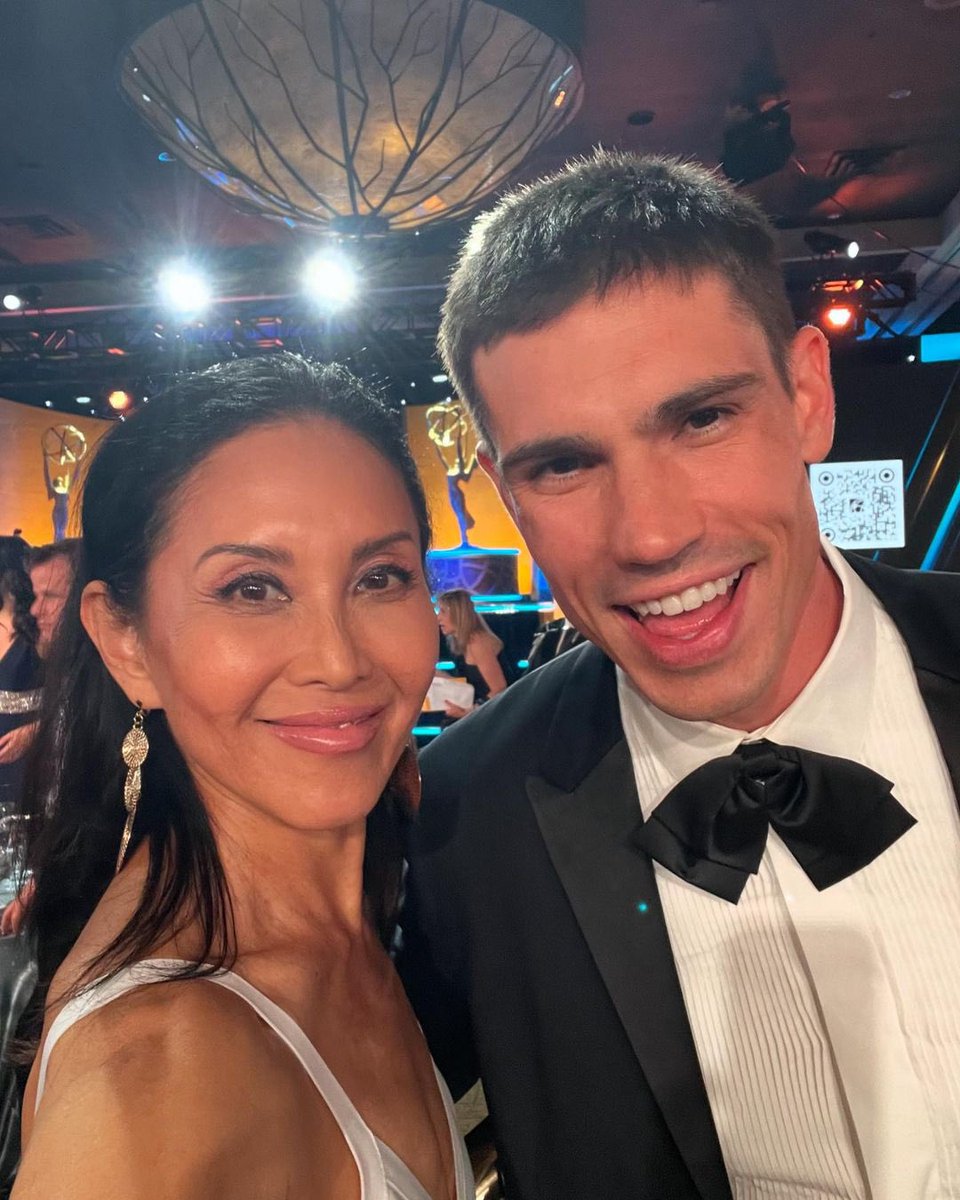 theaveragericky's tweet image. my finnegan mama and son duo take on the 2024 #daytimeemmys 🤍✨
[📸 via Naomi Matsuda's IG]