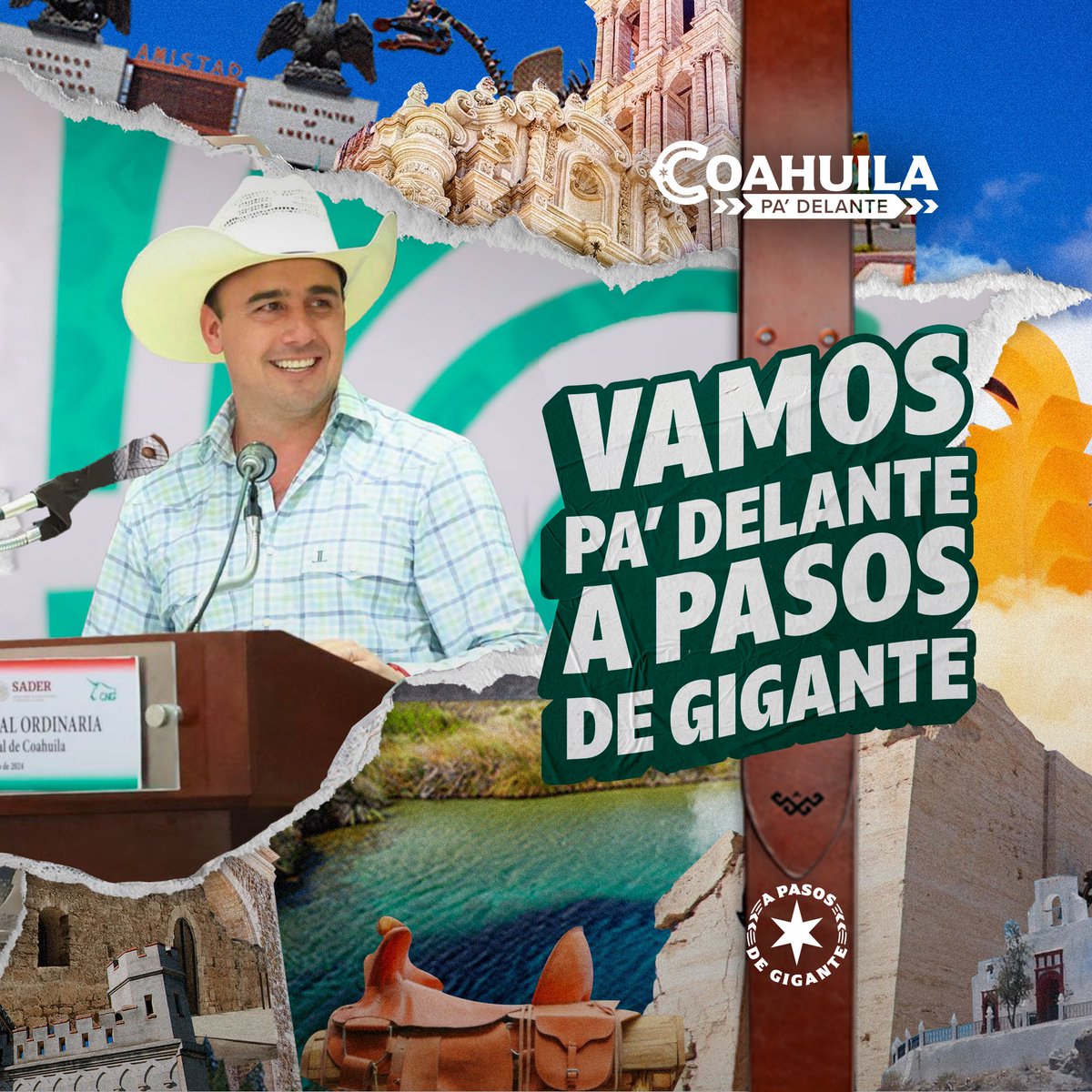 manolojim's tweet photo. ¡Puro pa' delante Coahuila! 🤠💪🏼 https://t.co/yUP0wiyira