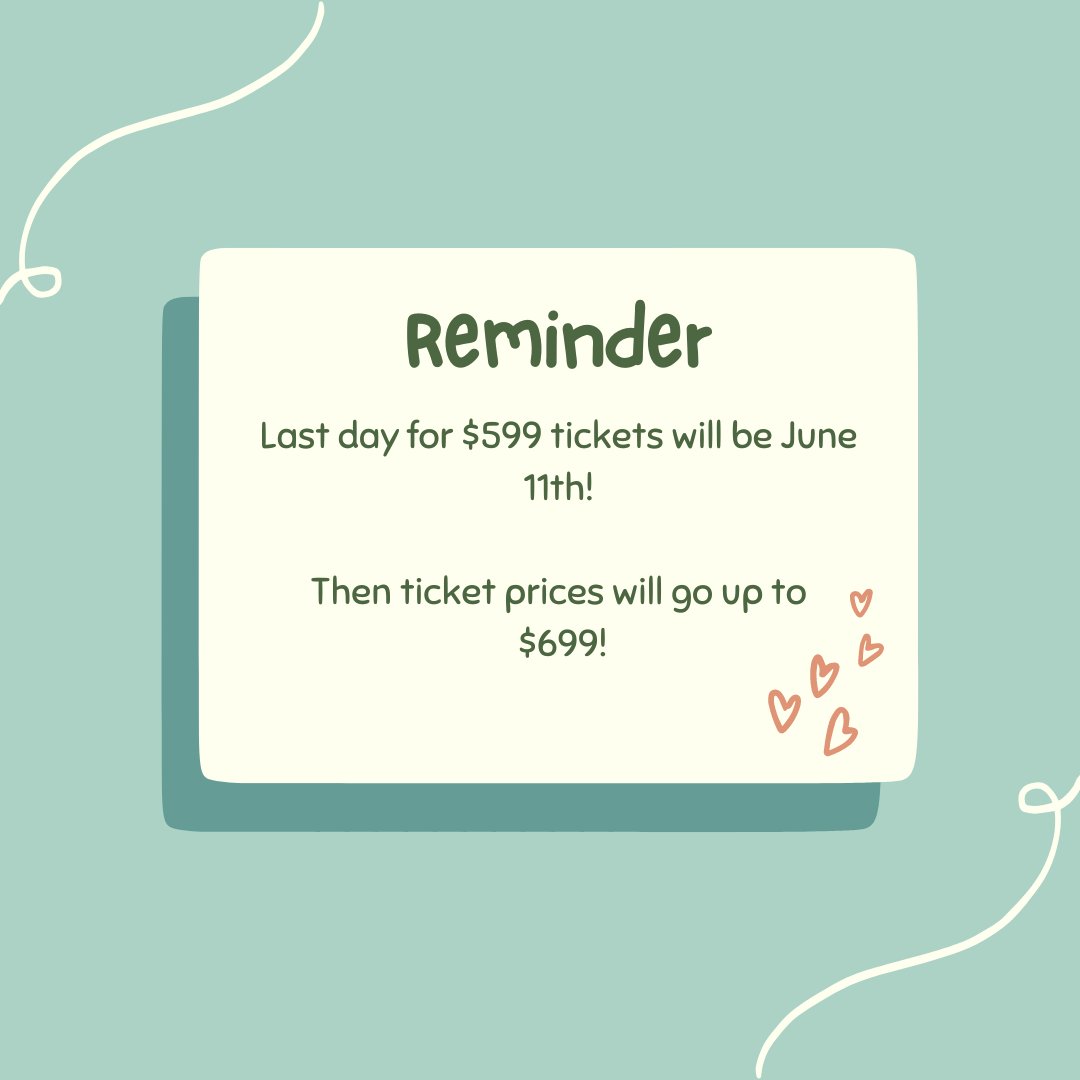 HavenDIYcon's tweet photo. Ticket prices for HAVEN Conference 2024 are set to increase on June 11! 🎟️🎉 If you're planning to join us this year, act now to save $100! 💸 Prices will go from $599 to $699, so don't miss out on this opportunity.

Get your tickets now at https://t.co/8vGHy1T3RT! https://t.co/Da9eL3hGeL