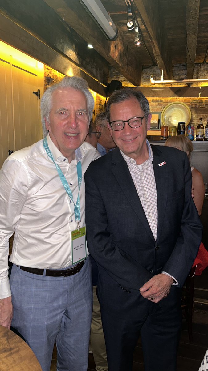 newbelfast's tweet photo. At #NYNB finale in Dead Rabbit, I met up with Birmingham, Alabama pal Mark Jackson. He was in Big Apple on biz & came along 2 say hello to Belfast friends. Looking foward to strengthening bond between Birmingham & Belfast in Oct at #IrishRoundtable in Magic City @consuljackson https://t.co/wwINV8w5Za