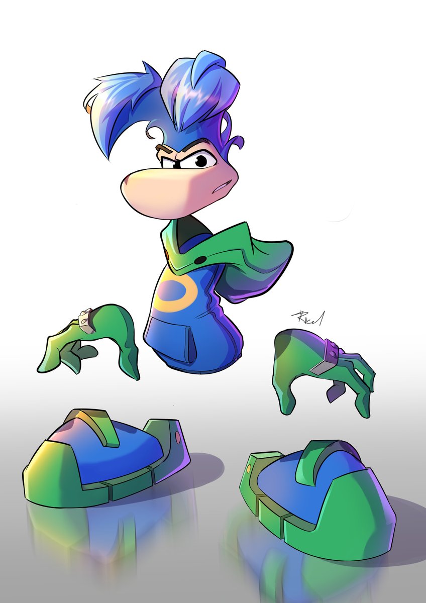 PixelJunkPlayer's tweet photo. Rayman LockJaw 
#Rayman https://t.co/bzxqqfwaLu