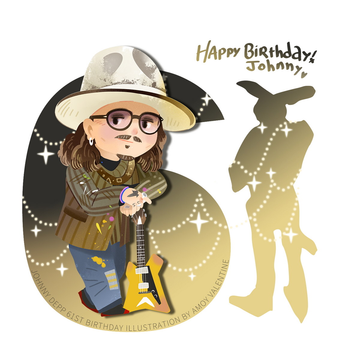 #JohnnyDepp ✨🌟⭐️Happy Birthday ✨⭐️🌟 61