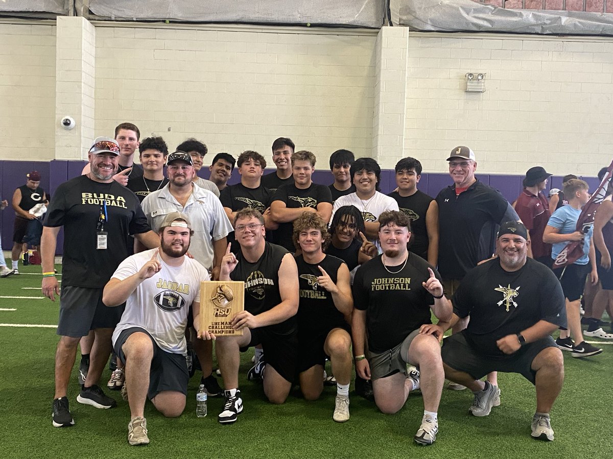 Steve Hoffman (@stevehoffman74) on Twitter photo The Buda Jags won the San Marcos State Qualifying Lineman Challenge! They are moving on to the state lineman challenge in Abilene. <a href="/BudaJagsFB/">BudaJagsFootball</a> <a href="/JhsJags/">JHSJags</a> <a href="/HaysCISD/">Hays CISD</a> <a href="/jggomezsr/">Jesus G. Gomez Sr.</a> <a href="/CoachLMoffett/">Lance Moffett</a> The Buda Jags won the San Marcos State Qualifying Lineman Challenge! They are moving on to the state lineman challenge in Abilene. <a href="/BudaJagsFB/">BudaJagsFootball</a> <a href="/JhsJags/">JHSJags</a> <a href="/HaysCISD/">Hays CISD</a> <a href="/jggomezsr/">Jesus G. Gomez Sr.</a> <a href="/CoachLMoffett/">Lance Moffett</a>