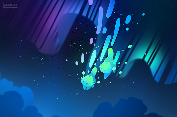 apofissx's tweet photo. Northen light cats🌌 https://t.co/1SS4AVTFfm