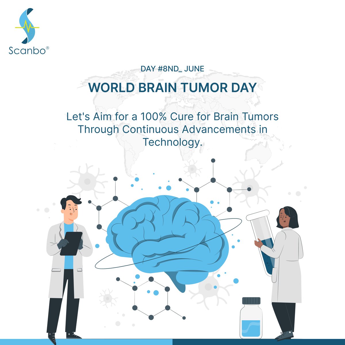 ScanboOfficial's tweet image. On World Tumor Day, let’s raise awareness and support those affected. Early detection and advanced treatments are crucial. Together, we can make a difference. #WorldTumorDay #Healthcare #AI #Awareness #Scanbo