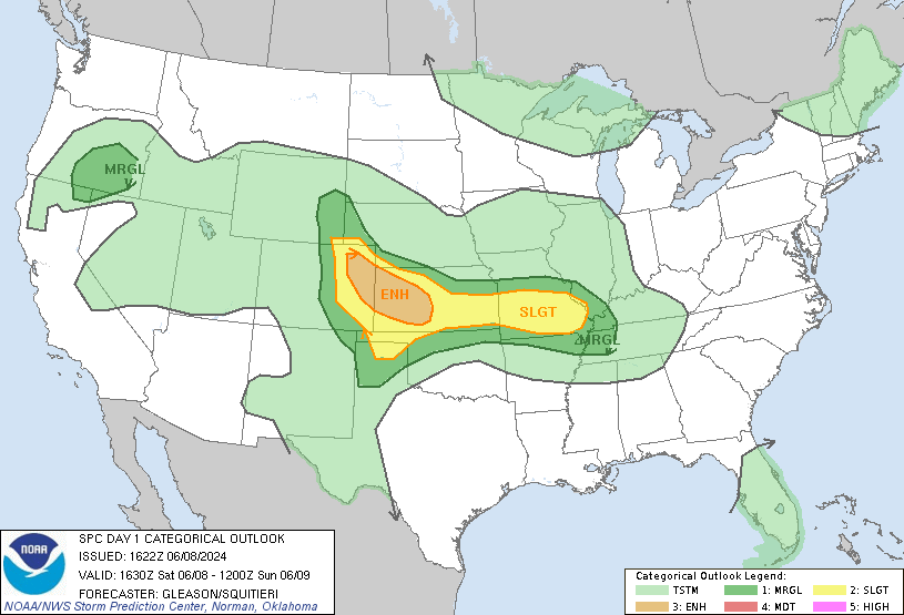 LimWeather's tweet photo. D1
#EnhancedRisk in E #Colorado, SW #Kansas, SW #Nebraska of C #TornadoAlley esp the cities if #GardenCity, #DodgeCity, #HaysKS, #Goodland, #ColbyKS, #Greatbend, due to a 2% #Tornado risk, a 30% SIG #Wind risk and a 30% SIG #Hail risk
#Wxtwitter #SPC #SevereWx #COwx #KSwx #NEwx https://t.co/2Djsq6RGEN