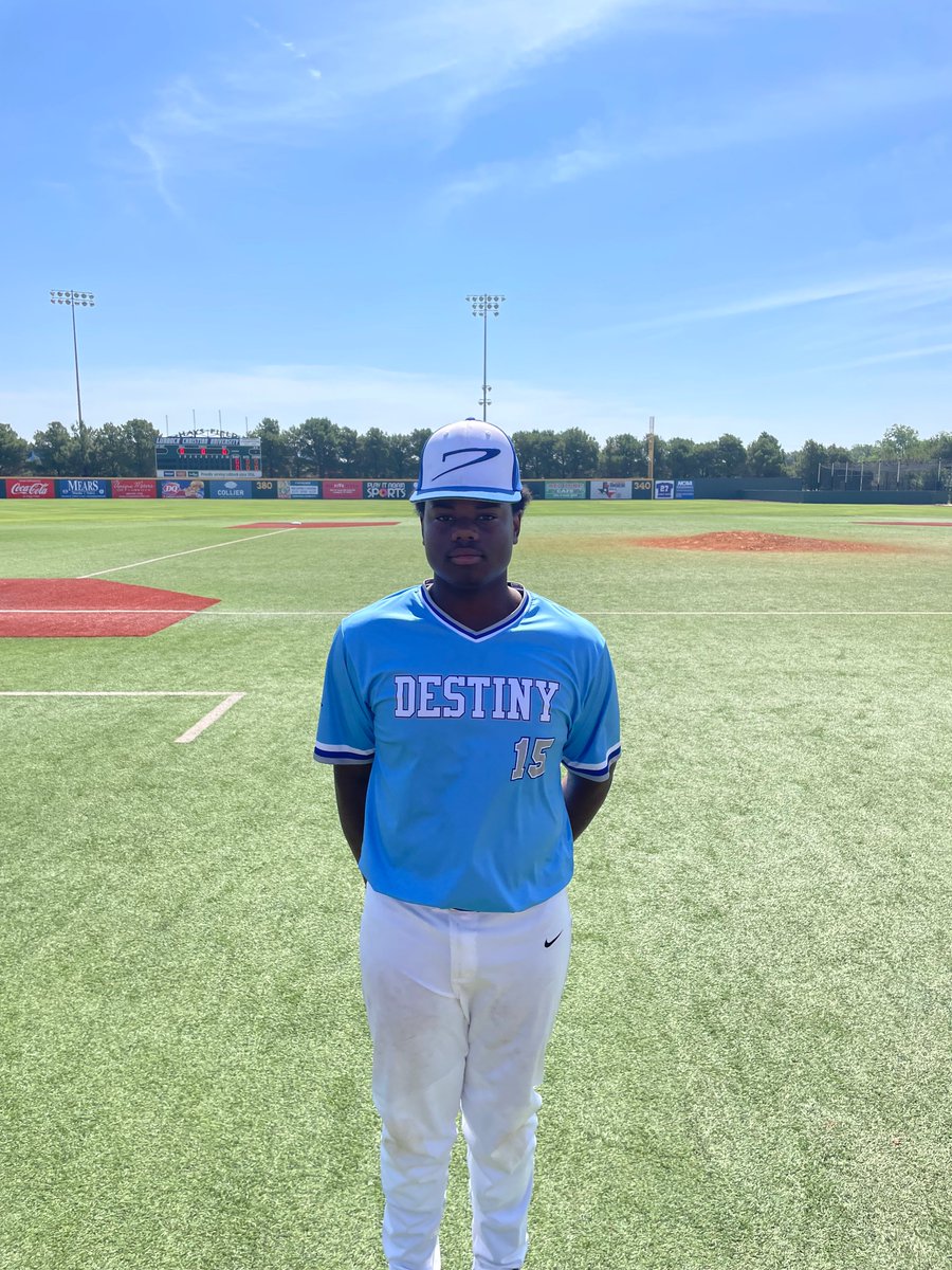 FiveToolTexas's tweet image. F: @DestinySports 16U 10, 16 Strike Baseball Performance 3
PoG:@BrandonF3401 2-3, 2B, 3 RBI
Pitcher: Kason Jones 5.1 IP, 2H, ER, 2 BB