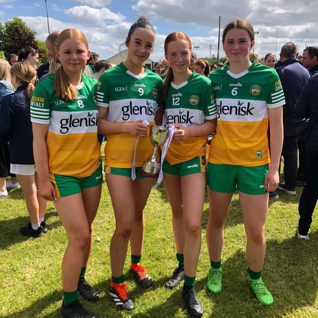 Well Done Girls We are all so proud of you #allirelandchampions  #oneclub 💚🤍💛💪💚💛❤ <a href="/RhodeLGFA/">Rhode Ladies GFA</a>