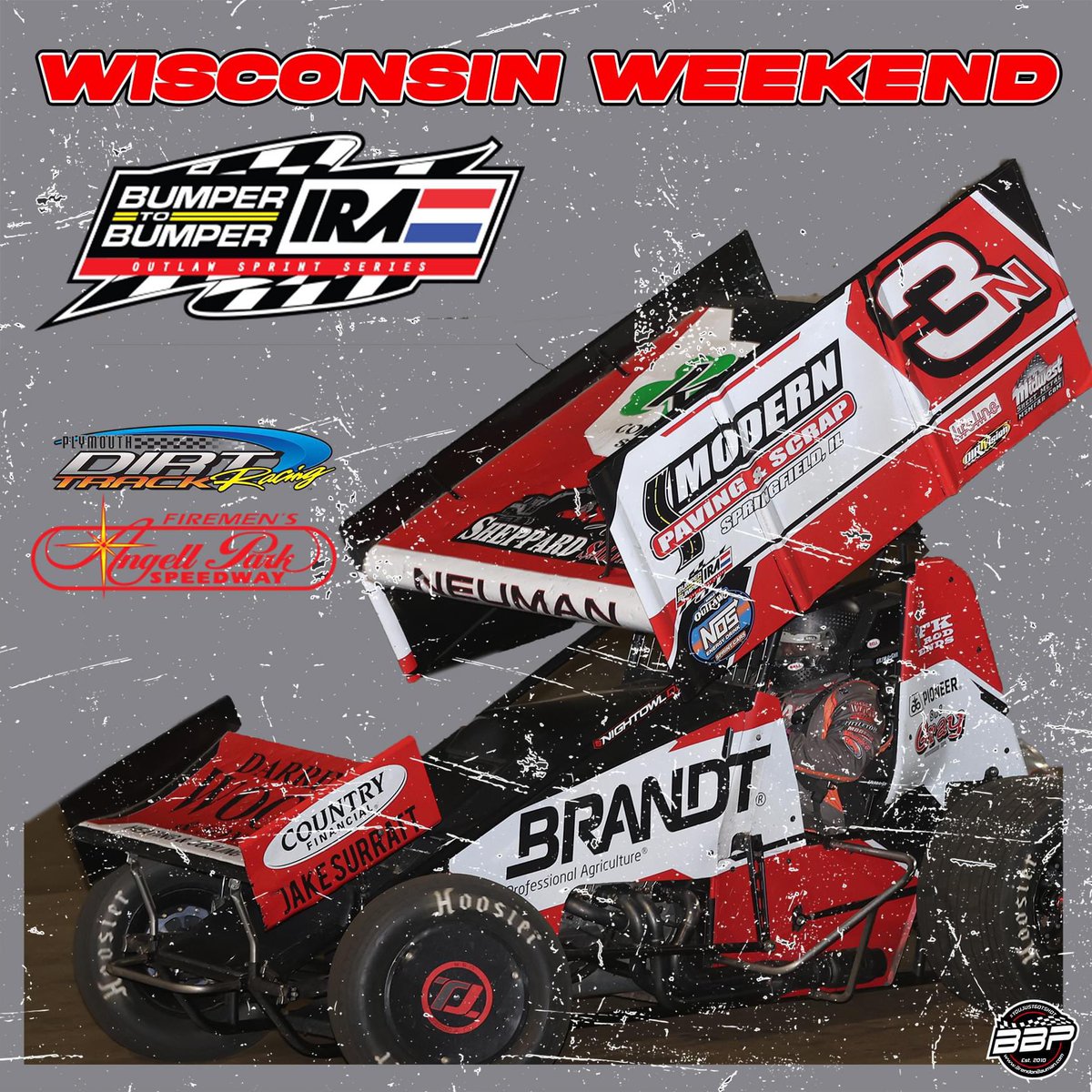 Jake Neuman (@jake_neuman3n) on Twitter photo Itโs a double header in Wisconsin this weekend with <a href="/IRA_sprints/">IRA Sprints</a>. We are racing tonight at <a href="/plymouth_dirt/">The Plymouth Dirt Track</a> for Road America Challenge and then Angell Park tomorrow. Catch it live on <a href="/FloRacing/">FloRacing</a> if you canโt make it to the track.
<a href="/BRANDT_co/">BRANDT</a> | <a href="/jakeratt07/">Jake surratt</a> | <a href="/RaceMaxims/">Maxim Racing, Inc.</a> | <a href="/FKrodends/">Team FK</a> Itโs a double header in Wisconsin this weekend with <a href="/IRA_sprints/">IRA Sprints</a>. We are racing tonight at <a href="/plymouth_dirt/">The Plymouth Dirt Track</a> for Road America Challenge and then Angell Park tomorrow. Catch it live on <a href="/FloRacing/">FloRacing</a> if you canโt make it to the track.
<a href="/BRANDT_co/">BRANDT</a> | <a href="/jakeratt07/">Jake surratt</a> | <a href="/RaceMaxims/">Maxim Racing, Inc.</a> | <a href="/FKrodends/">Team FK</a>