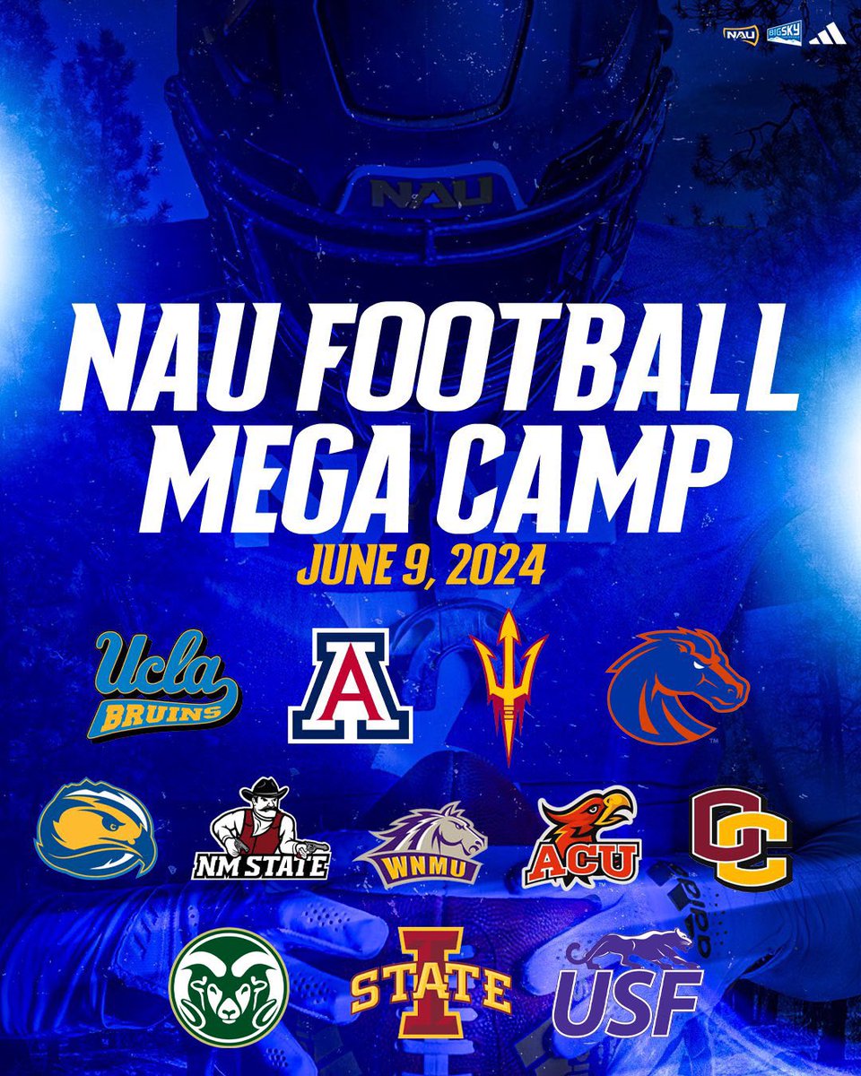 a_dimes2's tweet photo. I'm excited to be attending and competing at my first mega camp at NAU tomorrow @NAU_Football @coach_Greg_az @football_mesa @JoshuabRoberts1  @NAUFBRecruiting https://t.co/ymn8k7HiTK