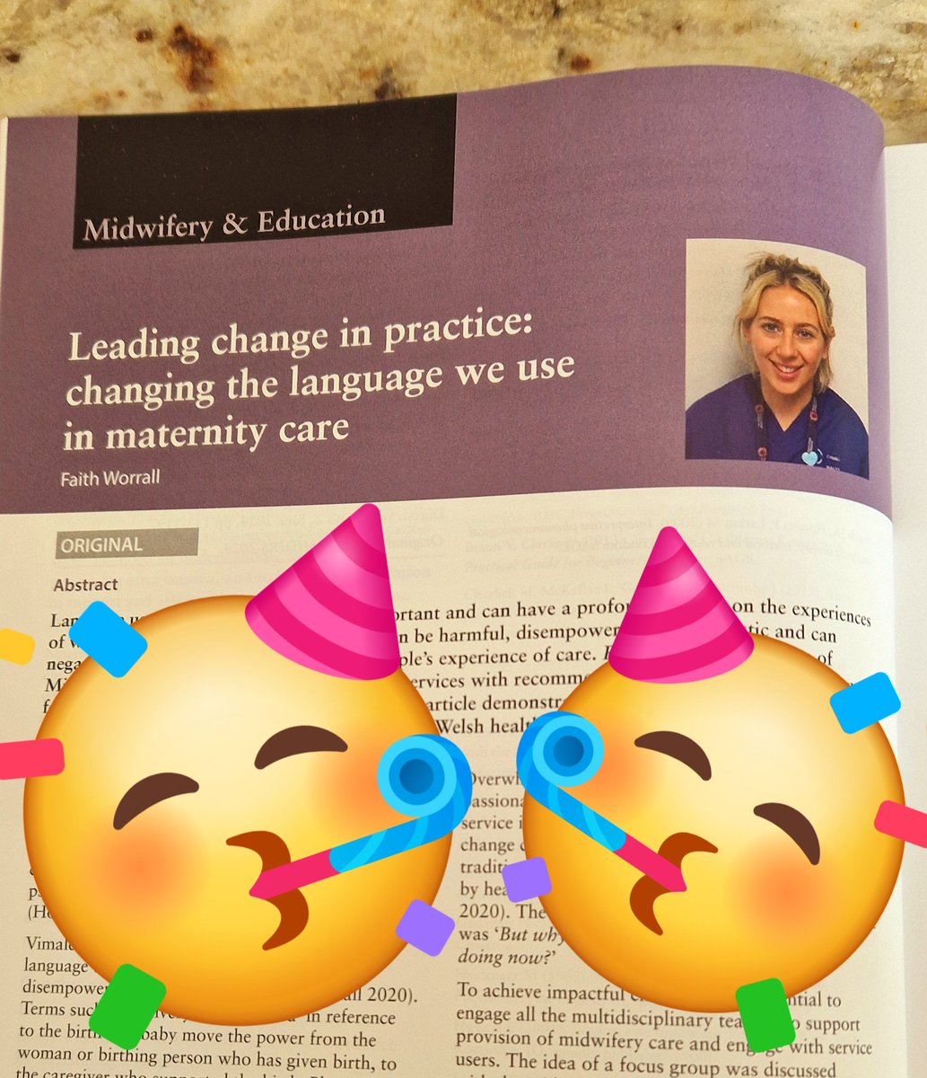 Sian Jones (@sianjones1000) on Twitter photo Congratulations <a href="/faith_worrall/">Faith Worrall</a> π₯³π₯³
A great article about positive changes in practice. We'll expect you at journal club for a 2nd time now talking about your own work!!!!!!π€£ π₯°π₯°ππ
<a href="/RcmWales/">RCM Wales</a> <a href="/MIDIRS/">MIDIRS</a>
<a href="/SuperMidwifery/">Clinical Supervision for Midwives (Wales)</a> <a href="/CMidwivesCymru/">ConsultantMidwivesCymru</a> Congratulations <a href="/faith_worrall/">Faith Worrall</a> π₯³π₯³
A great article about positive changes in practice. We'll expect you at journal club for a 2nd time now talking about your own work!!!!!!π€£ π₯°π₯°ππ
<a href="/RcmWales/">RCM Wales</a> <a href="/MIDIRS/">MIDIRS</a>
<a href="/SuperMidwifery/">Clinical Supervision for Midwives (Wales)</a> <a href="/CMidwivesCymru/">ConsultantMidwivesCymru</a>