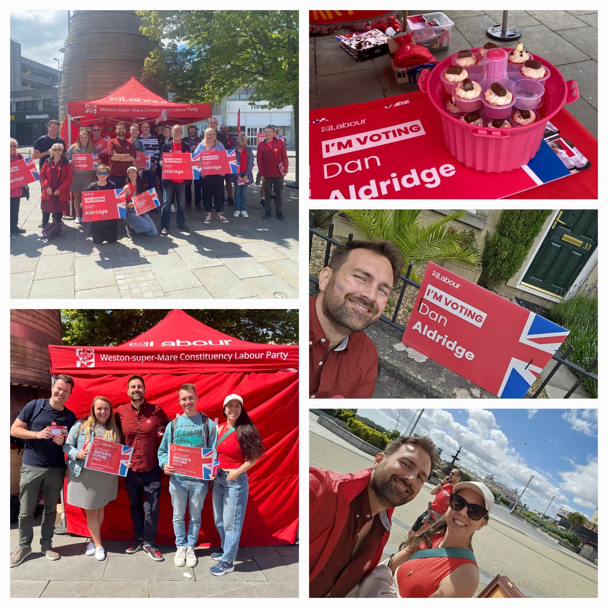 Massive #Dan4WsM Super Saturday today. ❤️🌹

Thank you everyone who volunteered or spoke to us about our plans for the town. ❤️🌹

30 volunteers, hundreds of conversations at the street stall &amp; across Central, Uphill &amp; Mid Worle. 

Thank you so much, <a href="/uklabourdigital/">Labour Digital</a>, for all