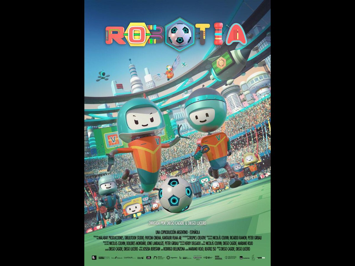 mabuse_es's tweet image. Descubre el mundo de Robotia, donde una niña desafía las reglas para cumplir su sueño de jugar al fútbol. Una historia de amistad y valentía. ¡No te la puedes perder! #Robotia #EstrenoCine ift.tt/F21ef8g