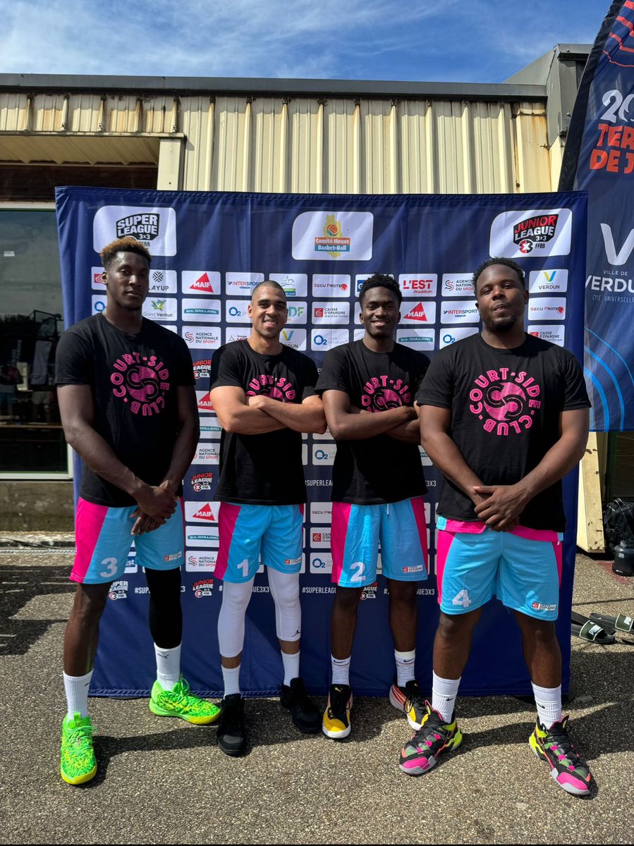 C’est parti pour la Superleague 3x3 !!! <a href="/ValentinChery42/">Valentin Chery</a> <a href="/thalienk07/">kevin thalien</a> <a href="/aya__jallier/">Aya Jallier</a>  <a href="/CoachZoa/">Julien Zoa</a>