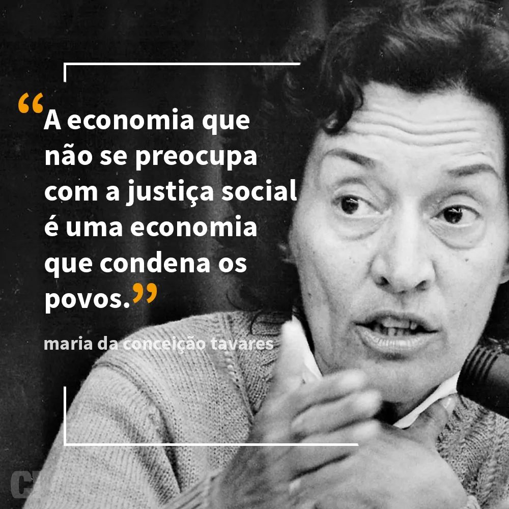 nisia_trindade's tweet photo. "Vinha de Portugal e já sabia do tamanho do Brasil". Maria da Conceição Tavares nos deixou. Tive a sorte de conhecê-la e sempre fui admiradora de sua obra, como tantos de nós. (+) https://t.co/FLuarktHkW