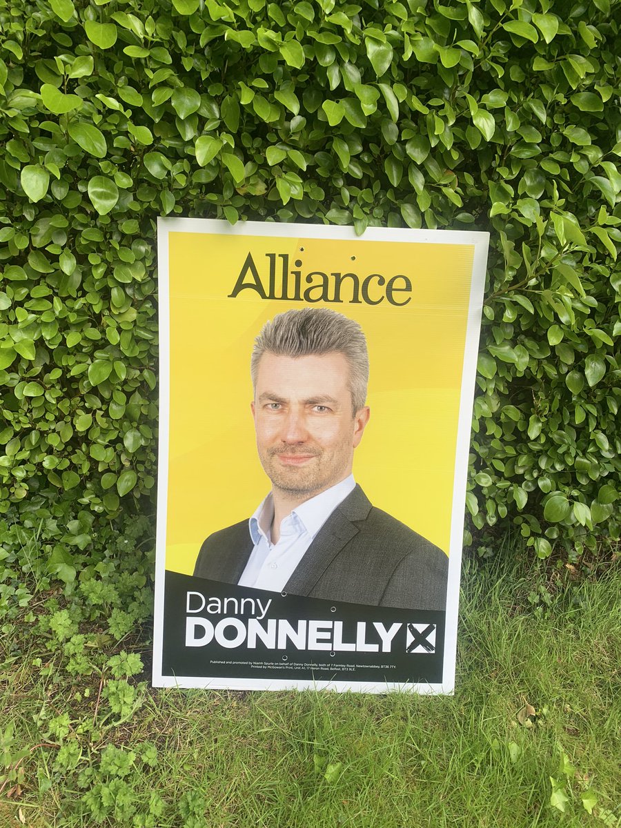 Apologies to the people of East Antrim but you will soon be seeing my posters up on lampposts. We are running a serious challenge to win the seat &amp; that means doing everything we can to convince people to vote for the positive progressive politics that <a href="/allianceparty/">Alliance Party</a> stands for.