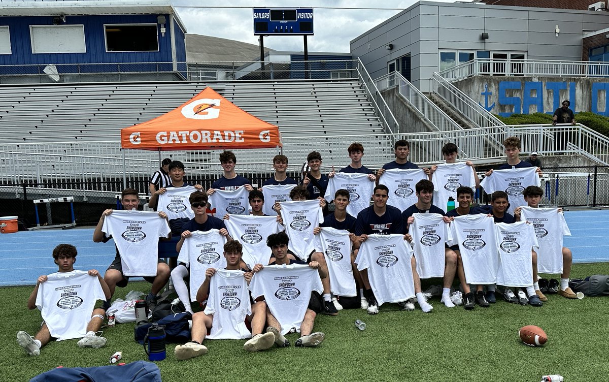 DieselDave22's tweet photo. @ByramFB wins the championship at the inaugural Hudson River 7v7 Showdown, hosted by @HenHudSailorsFB #FueledByGatorade #GPPartner https://t.co/jh9NQih7D6