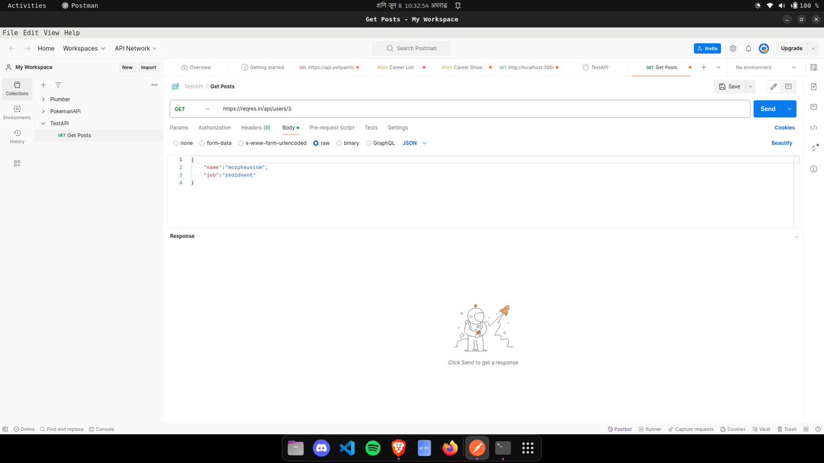NirjalaShakya's tweet photo. Day 24 of 30: exploring Postman tool more #pitc30days #pitcnode #primeitclub https://t.co/63tVVxfCZS
