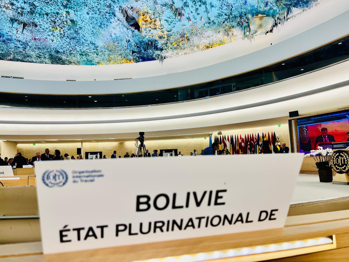 Bolivia fue electa como Miembro del Consejo de Administración de la OIT para las gestiones 2024 - 2027. 

Agradecemos el amplio apoyo recibido por los Estados Miembros y ratificamos nuestro compromiso con la justicia social y la protección de los derechos laborales.