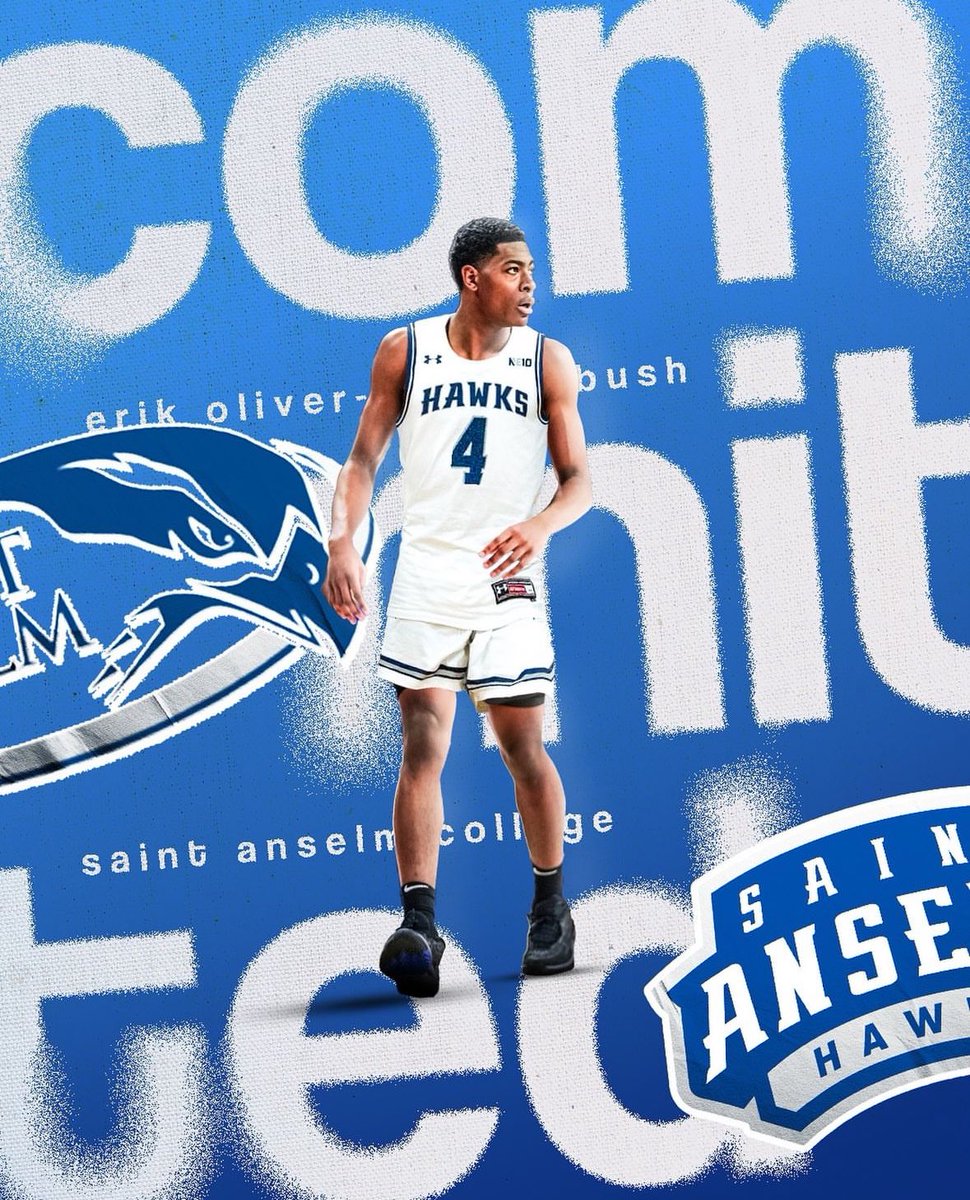 Rich Flanagan (@richflanagan33) on Twitter photo 2024 <a href="/MburgAthletics/">Mercersburg Athletics</a> G Erik Oliver-Bush (<a href="/erikbush311/">Erik</a>) has committed to <a href="/STAHawksMBB/">Saint Anselm Men's Basketball</a>. The 6-5 guard avg. 16.3 ppg, 6 rpg, 3.3 apg, 2 steals & 1.5 blocks in his postgrad season. Also made 35 👌s on the year.
Helped <a href="/RomanBasketball/">Roman Bball</a> win the 2023 PCL title 2024 <a href="/MburgAthletics/">Mercersburg Athletics</a> G Erik Oliver-Bush (<a href="/erikbush311/">Erik</a>) has committed to <a href="/STAHawksMBB/">Saint Anselm Men's Basketball</a>. The 6-5 guard avg. 16.3 ppg, 6 rpg, 3.3 apg, 2 steals & 1.5 blocks in his postgrad season. Also made 35 👌s on the year.
Helped <a href="/RomanBasketball/">Roman Bball</a> win the 2023 PCL title