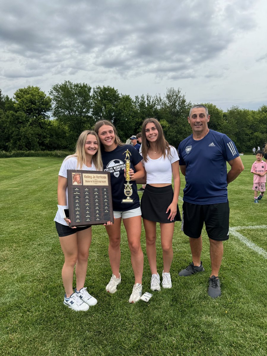 Congrats to these <a href="/snfcexcellence/">SNFC G GA 05/06</a> ladies!  Izzie and GG received the Kelley Jo VerVelde scholarship and Alyse was named player of the year last night 💙⚽️🫶🏻
<a href="/FranksIzzie/">Izzie</a> 
<a href="/giuliana_10/">giuliana</a> 
<a href="/alyseasch/">alyse aschebrook</a> 
<a href="/Alexmasonofc/">Alex Mason</a>