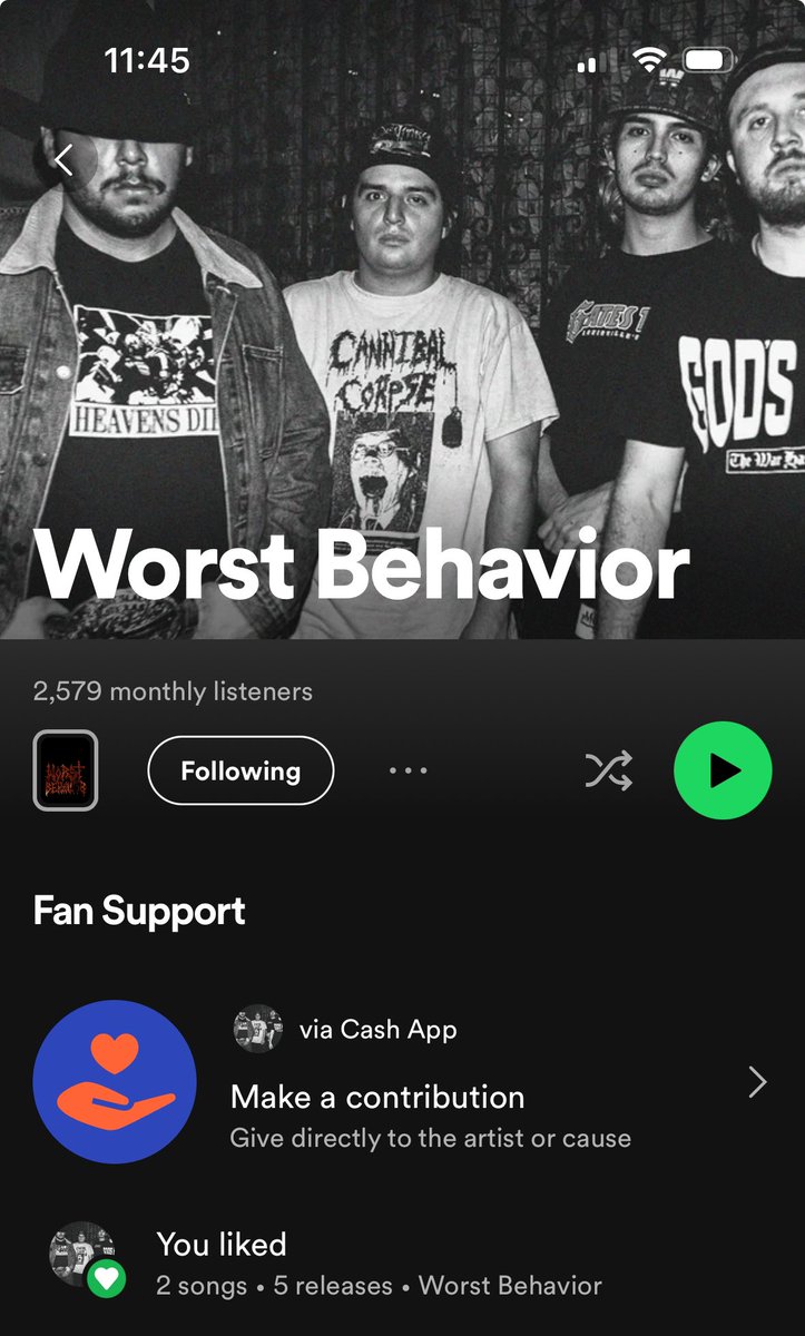 numbers are stupid and aren’t supposed to mean anything, but for a band from the deepest point in Texas with absolutely no connections to anyone or anything, I feel like we’ve grinded so hard for every single listen and it feels so good to see it pay off a little.