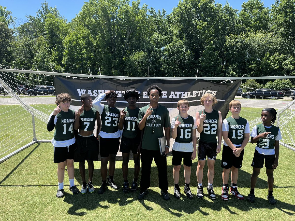 First time teaching the game i love to a middle school 7on7, came in 3rd and had a great tournament. #RaiderNation