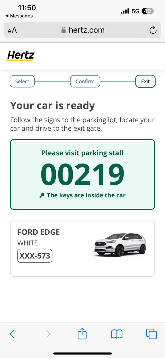 AllenSpencer5's tweet photo. Hey @Hertz I booked with you for convenience - so I wouldn’t have to stand in line. Yet here at MEM I’m being told I have to stand in a long line with one person working, despite your texts, emails and signs telling me to just get in the car and leave. https://t.co/kgmXyqmisI