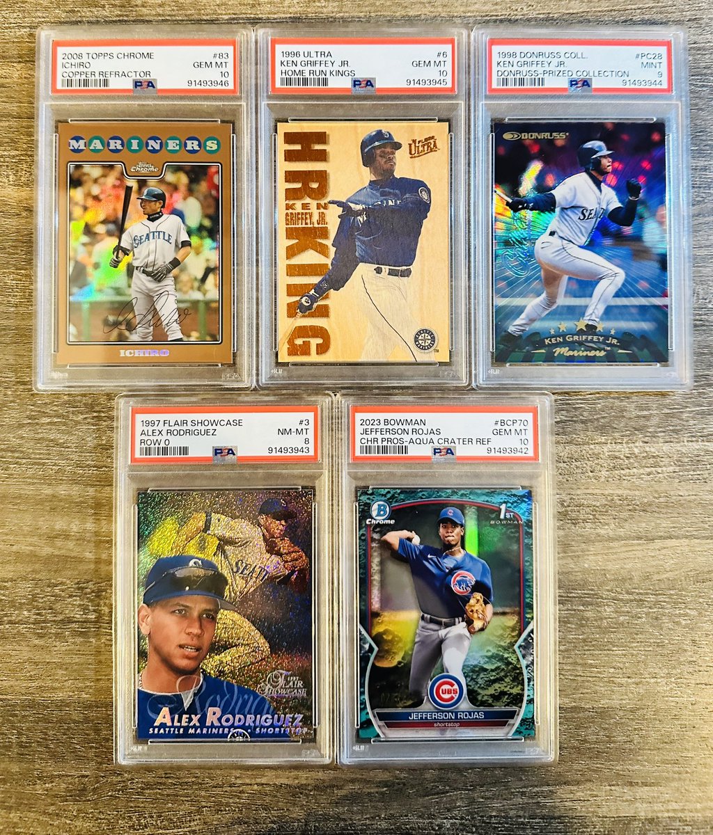 Nothing like some raw that is gradable!  And another mislabeled Griffey into a 10.  Everyone…make sure you label your stuff right on eBay.