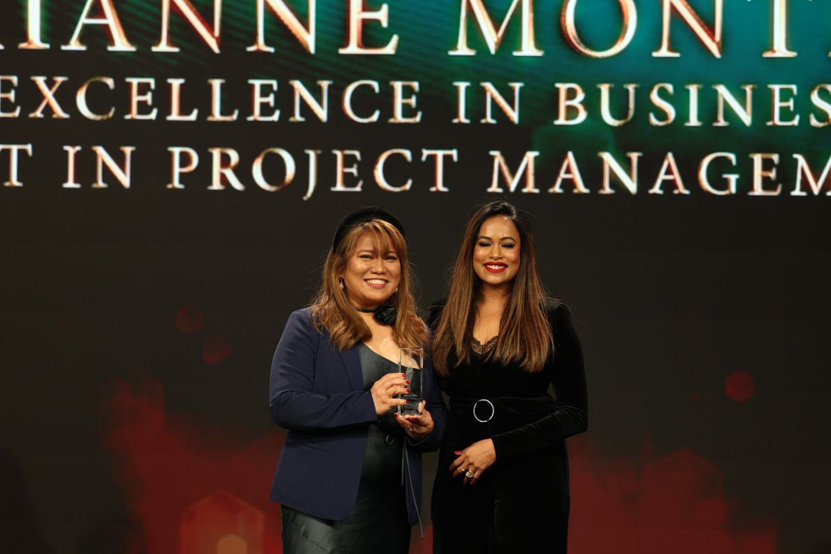 gulfnewsplus's tweet photo. Glorianne Montefrio receives Excellence in Business - Best in Project Management award
https://t.co/9jhcHvU8nV
#ExcellenceAwards2024#GulfNews #BeingShe https://t.co/1EDG7ubeqh