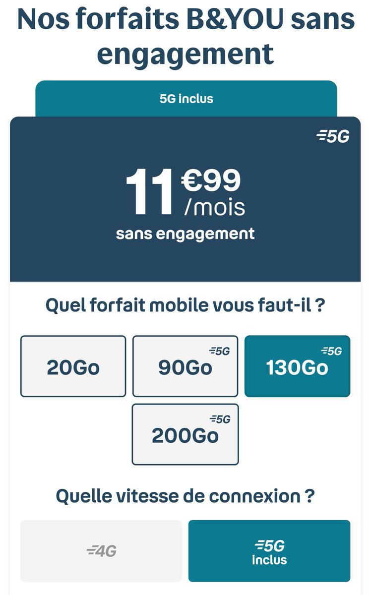 pasungeek's tweet photo. @bouyguestelecom gagne le premier prix au concours de foutage de gueule. Le spam dit 9.99 pour 130, tu cliques "allons-y !!" et hop, malgré les 2 points d'exclamation, en fait non, c'est 9.99 pour 90 ou 11.99 pour 130. https://t.co/8tnePFgfEA