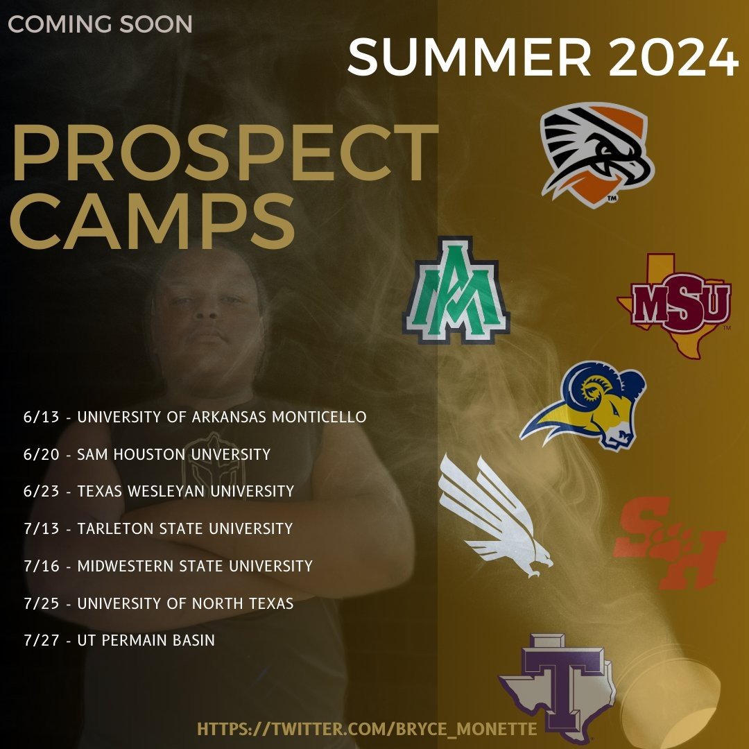 bryce_monette's tweet photo. The first week of SAC Camp is complete, and my activities list is growing. @JHSWarriors_FB @leemattingly1 @bbakerwatson 
"Focused &amp; Determined"
🏈SAC CAMP
💪GYM TIME
📍CAMP VISITS https://t.co/af1Hjtx75b