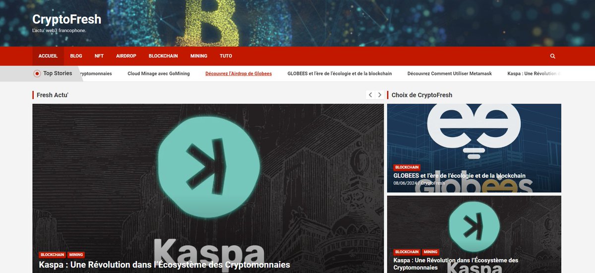 CryptoFresh_10's tweet photo. 🚀 Découvrez notre nouveau site d'actualités crypto ! 

🌐 Restez informé des dernières tendances et innovations blockchain. 💎📈

https://t.co/ywsGPZSEQ5

#cryptofrance
#CryptoNews 
#Blockchain 
#CryptoCommunityPower https://t.co/k3UNDS2rrs