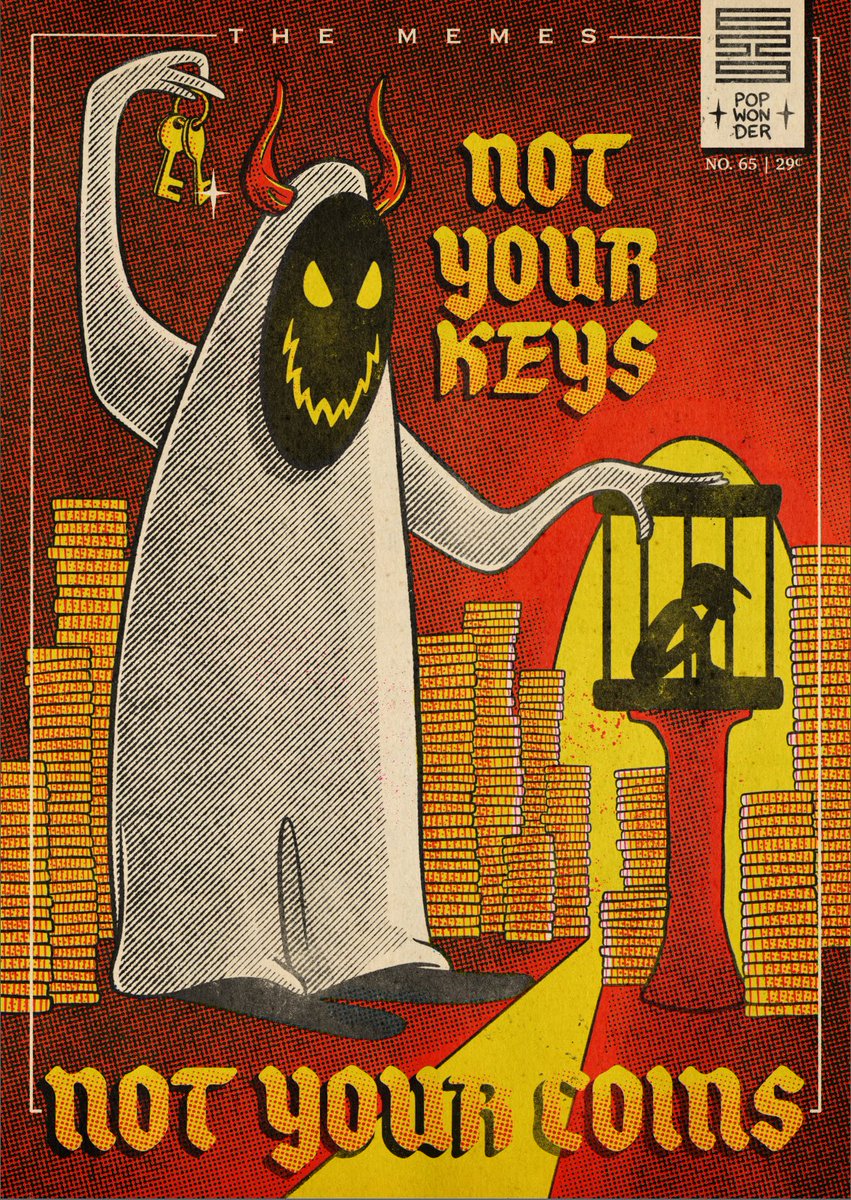 aRegularDad's tweet photo. Gud tweet,
but the messaging is stronger if you include memes
#NotYourKeysNotYourCoin
@PopWonderNFT @BHAREBOY @subwwaym @samjstudios @punk6529 https://t.co/CqWjZIVRQf