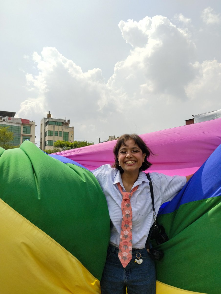 dipta__acharya's tweet photo. Main character every time I get to experience queer joy ! https://t.co/01d7iGjEm0