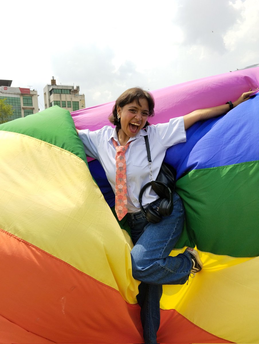 dipta__acharya's tweet photo. Main character every time I get to experience queer joy ! https://t.co/01d7iGjEm0