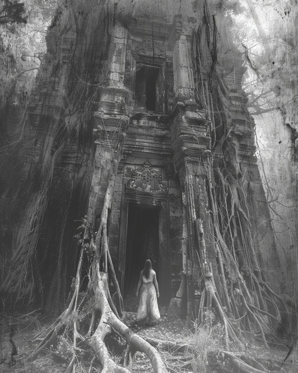 wtrekell's tweet photo. Where shadows breathe and forgotten places whisper their secrets, I see the echoes of lost souls and the eerie elegance of decay. Each image tells a story of isolation and the delicate dance between life and death.

#wtrekell #Midjourney #DarkFantasy #Ghosts #Forgotten #LostSouls https://t.co/MPvQFvBUVv