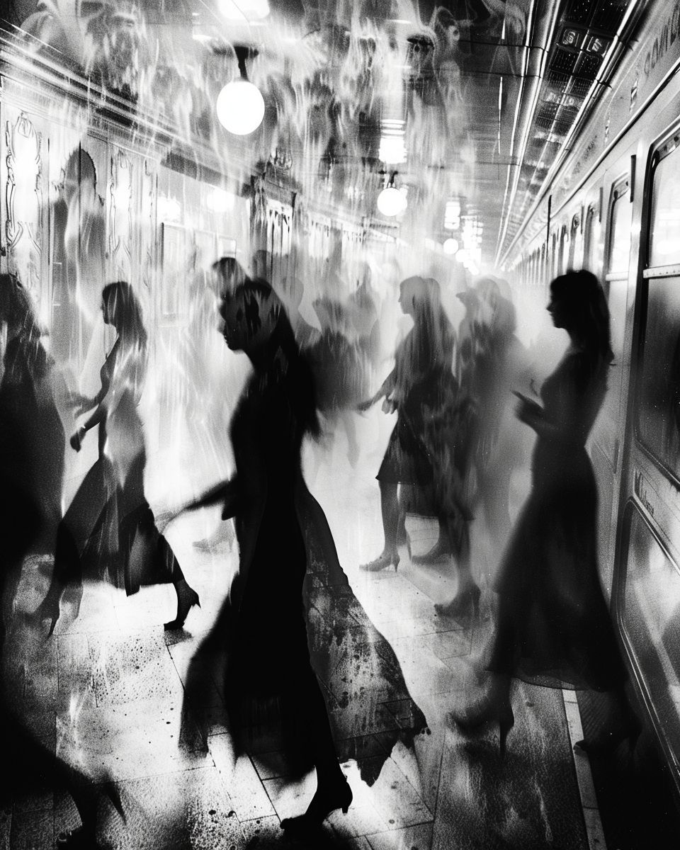 wtrekell's tweet photo. Where shadows breathe and forgotten places whisper their secrets, I see the echoes of lost souls and the eerie elegance of decay. Each image tells a story of isolation and the delicate dance between life and death.

#wtrekell #Midjourney #DarkFantasy #Ghosts #Forgotten #LostSouls https://t.co/MPvQFvBUVv