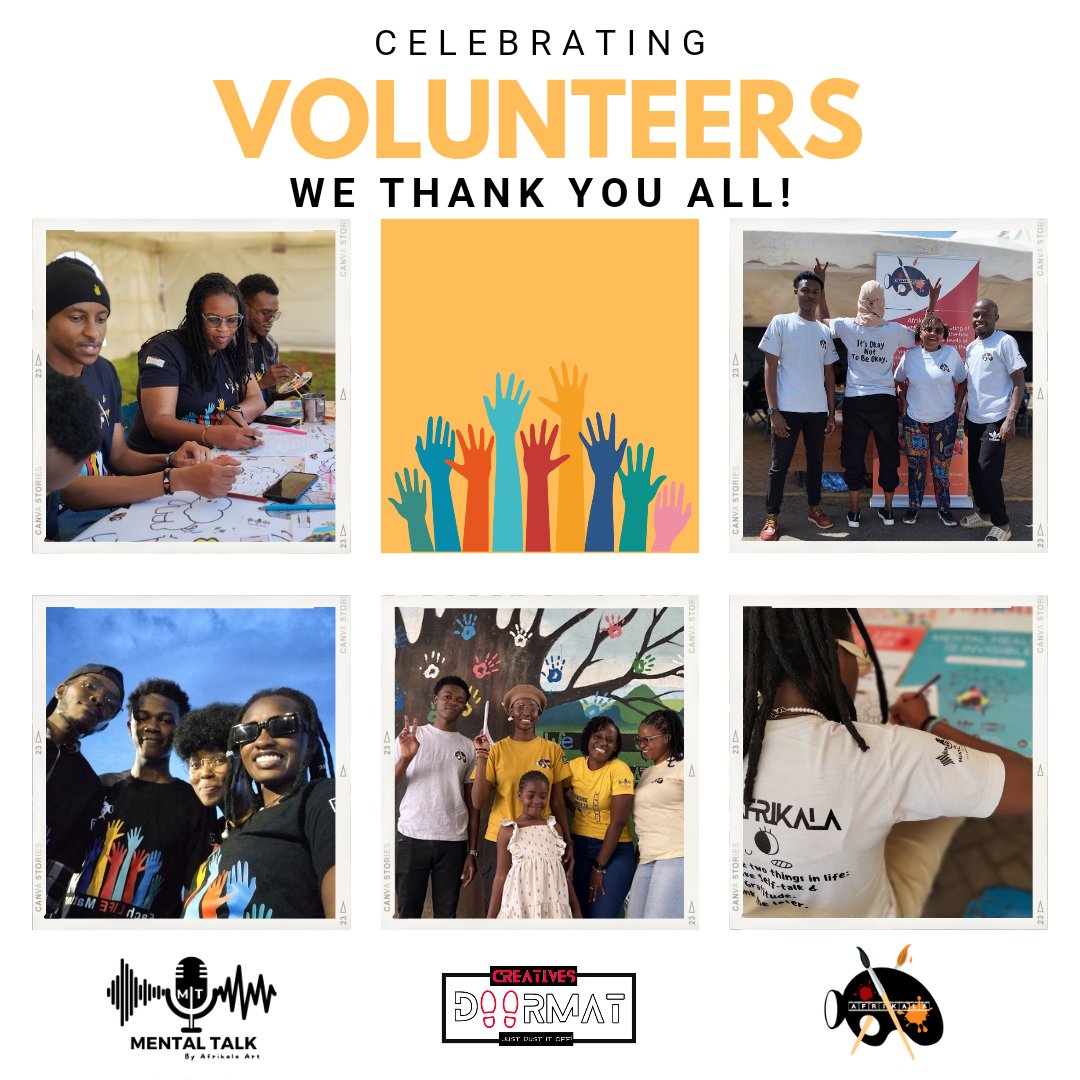 TeamAfrikalaArts Celebrating National Volunteers Week!. Share a shoutout to a volunteer who inspires you🥳!  #uk #kenya #VolunteersRock #afrikala #mentaltalk254 #volunteersweek #makingadifferencetogether
