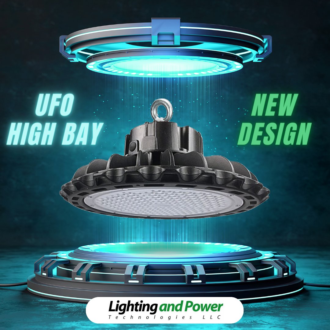 LightingPT's tweet photo. Our UFO High Bays are OUT OF THIS WORLD!

These High Bays are not just any ordinary lighting fixtures; they are a blend of style, functionality, and durability. 

IN STOCK NOW:
Power: 100W &amp; 150W                                       
CCT：5000K    
Output: 13590 LM &amp; 20400 LM https://t.co/sXT6AnqJqb