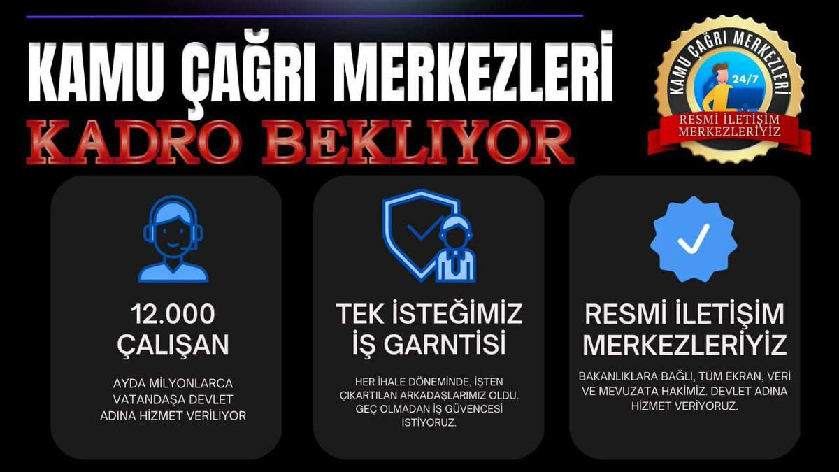 <a href="/isikhanvedat/">Prof. Dr. Vedat Işıkhan</a> <a href="/AstroTuva/">Tuva Cihangir Atasever</a> <a href="/ackilic76/">Akif Çağatay Kılıç</a> kamu çağrı merkezi taşeron işçisi kadro bekliyor