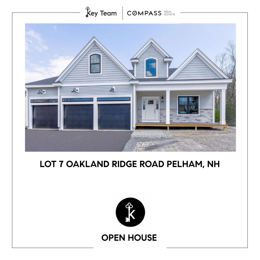 susanmonettere's tweet photo. 🎈 Open house this Sunday at Oakland Ridge Estates in Pelham, NH🎉. Join Patty Koczera on Sunday, June 9th from 1:30pm to 3:30pm to view and finish customizing the dream home of your future. Final lot available and in a prime location.
#KeyTeam #KeyTeamSold #KeyTeamlisted https://t.co/xSfOASTlYB