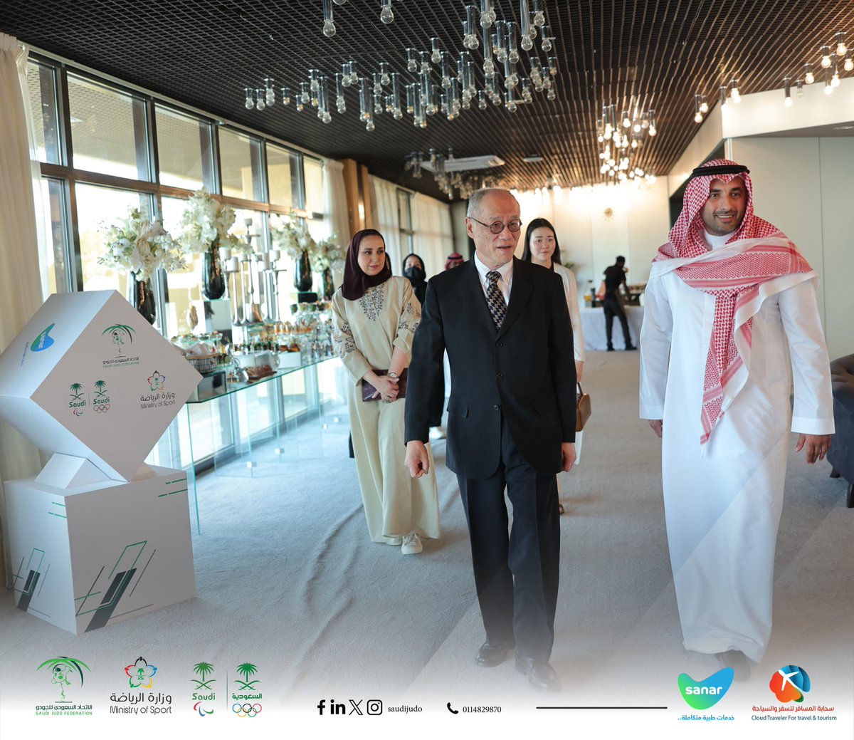 saudijudo's tweet photo. 📸|
جانب من حضور  السيد إيوال فوميو
سفير دولة اليابان في المملكة العربية السعودية 👏🏻🇸🇦
#بطولة_كاس_الوزير_2024

🙏🏻来てくれてありがとうございます https://t.co/hqUFcNDnCr