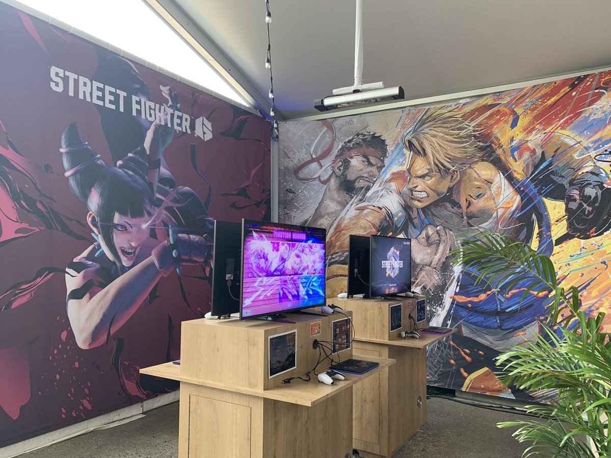 CapcomUSA_'s tweet photo. We’re all set for #SummerGameFest Play Days here at the Capcom booth!

We’ve got playable demos of @Kunitsu_Gami: Path of the Goddess, Street Fighter 6, Monster Hunter Stories, and Monster Hunter Stories 2: Wings of Ruin for attendees to experience. https://t.co/oRWE5k1t6u